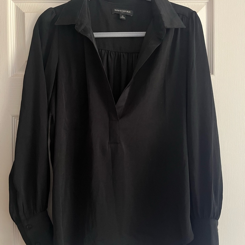 Banana Republic Black Blouse